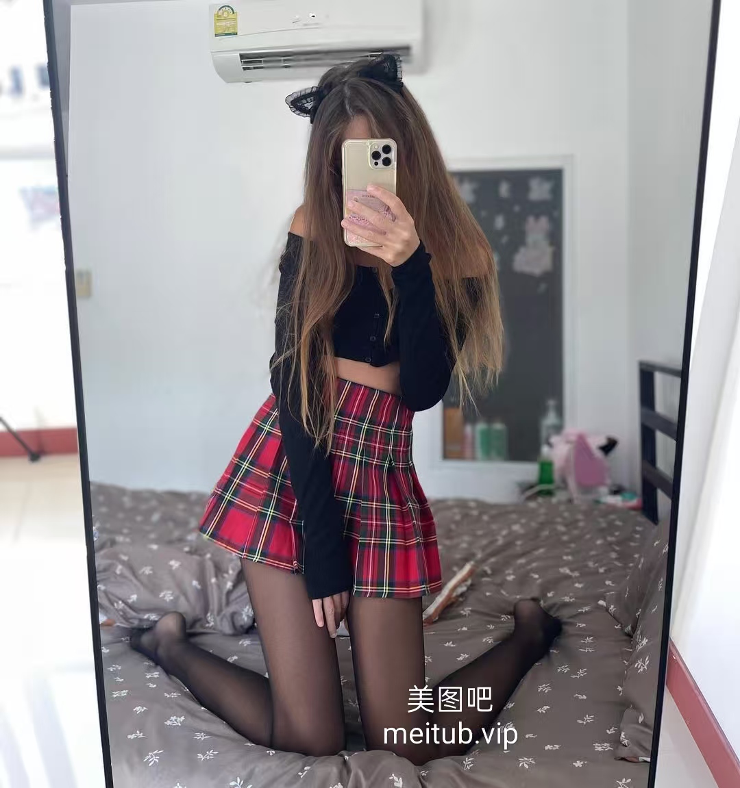 性感jk小短裙+黑丝